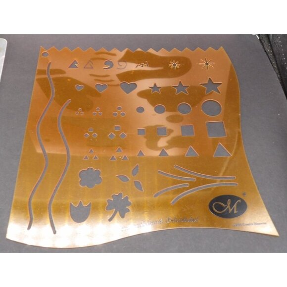 Shapes, Borders and More Stencils Set of 4 Creative Memories, C-Thru Templates - Picture 6 of 6